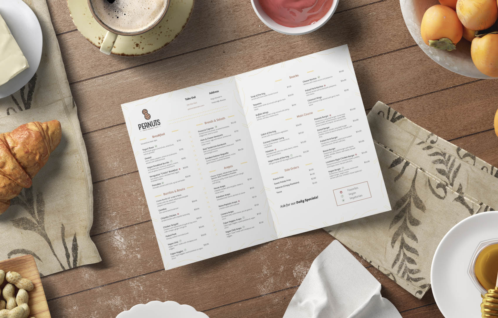 Peanuts Fresh Market Cafe — work 2